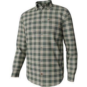Hadley Vintage Long Sleeve Button Down - Kingston Plaid - Duck Green