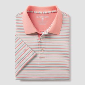 Tucker Stripe Polo - Sandbar