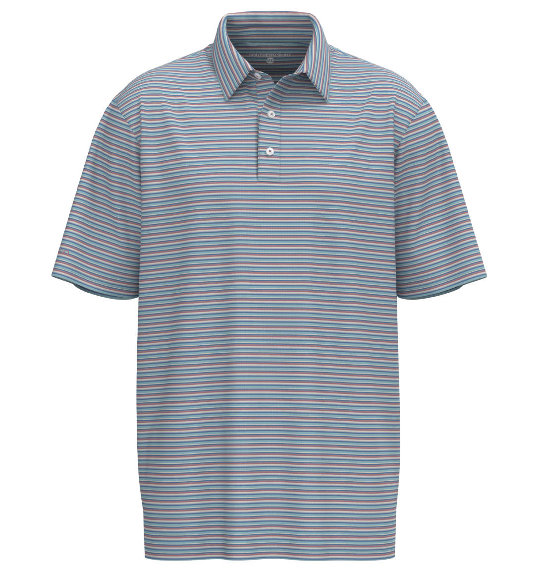 Tybee Stripe Polo - Tropsicle - Image 2