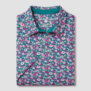 Floral Fusion Printed Polo - Floral Fusion