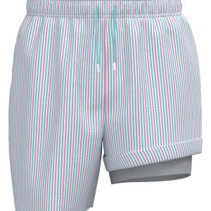 Clubhouse Seersucker Swim Shorts - Laffy Taffy