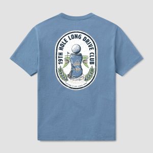 Long Drive Tee - Nautical Blue