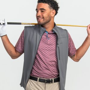 Uptown Performance Fleece Vest - Volcanic Ash