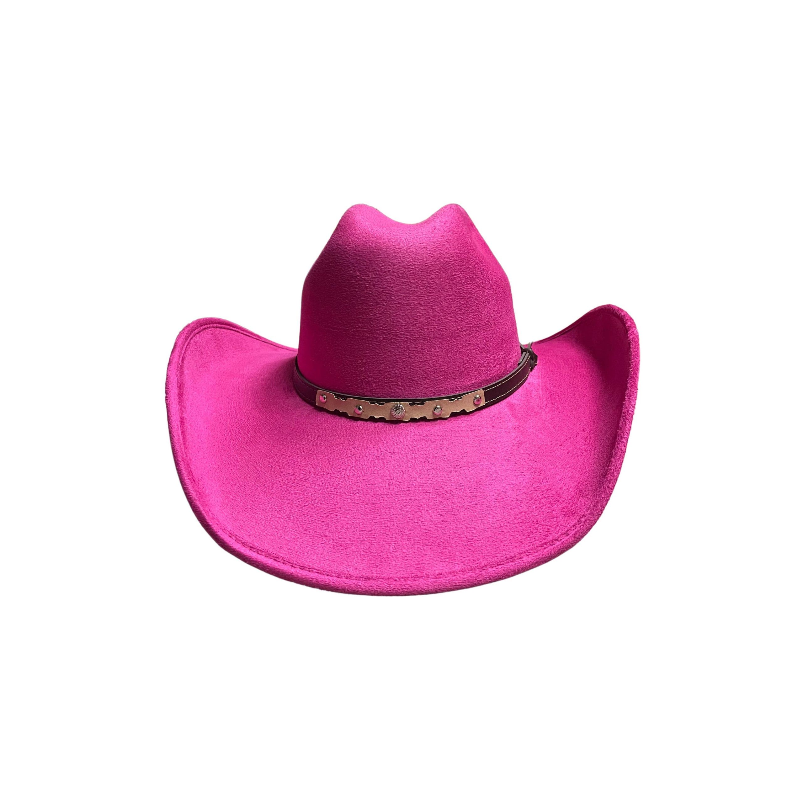 Unisex Vegan Suede Western Cowboy Hat - Image 9