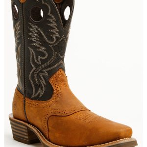 Men's Heritage Roughstock Square Toe Performance Western Boot - Brown