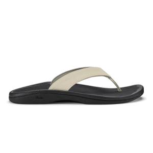 'Ohana Women's Beach Sandal  - Ecru & Black