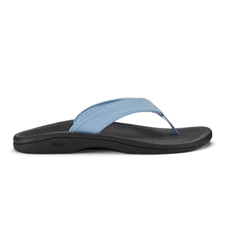 'Ohana Women's Beach Sandal  - Ocean Fog & Black