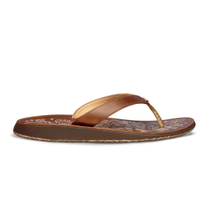 Women's Paniolo Sandal - Natural Leather