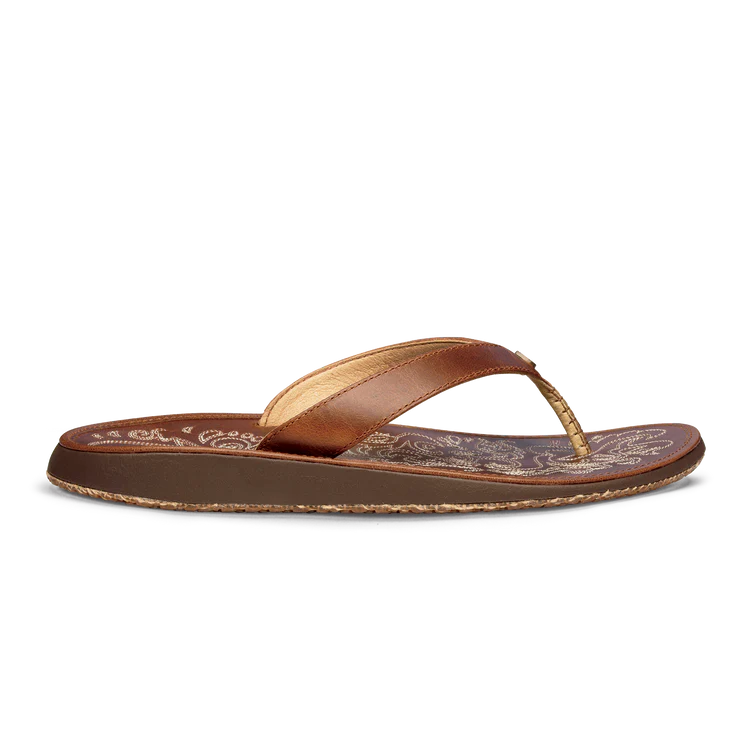 Women's Paniolo Sandal - Natural Leather