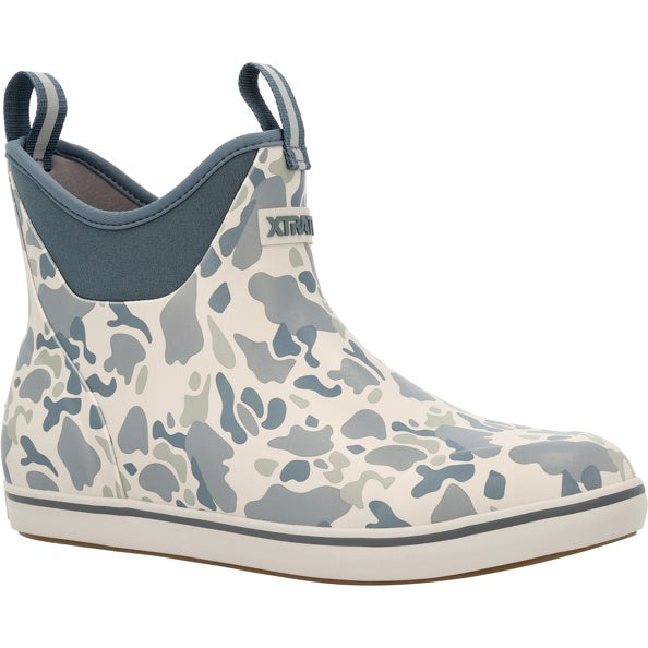 Men's 6" Ankle Deck Boot - Stormy Duck Camo