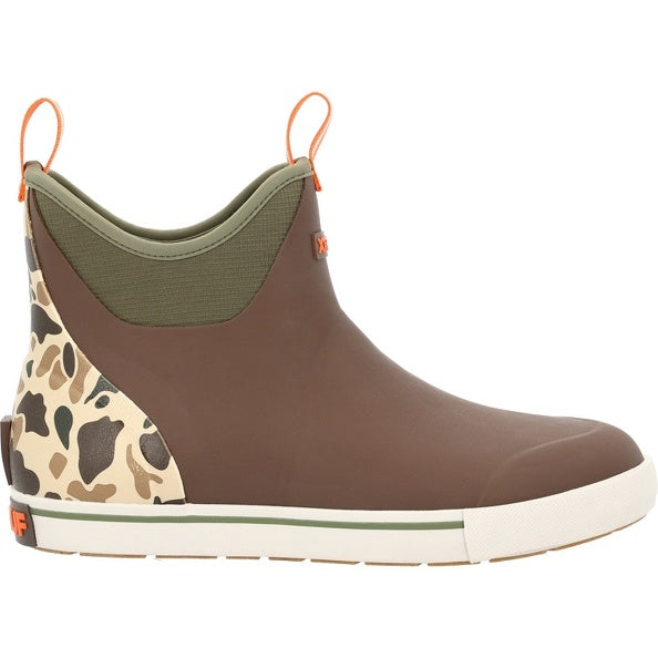 Ankle Deck Boot - Outdoor - Brown & Duck Camo