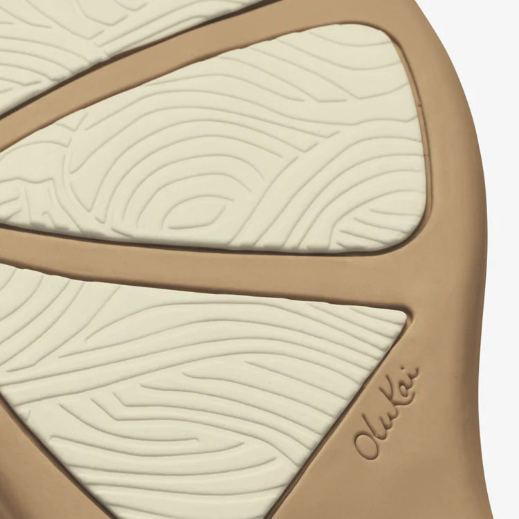 Women's Ho'opio Malua Beach Sandal - Bright White & Warm Sand - Image 3