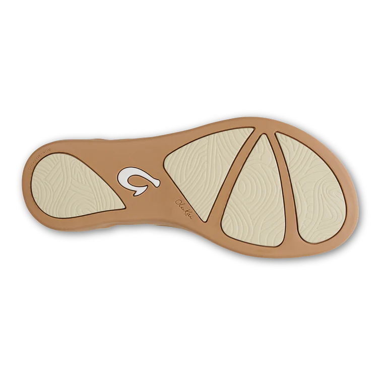 Women's Ho'opio Malua Beach Sandal - Bright White & Warm Sand - Image 5