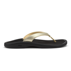 'Ohana Lahi Women's Beach Sandals - Gold & Black