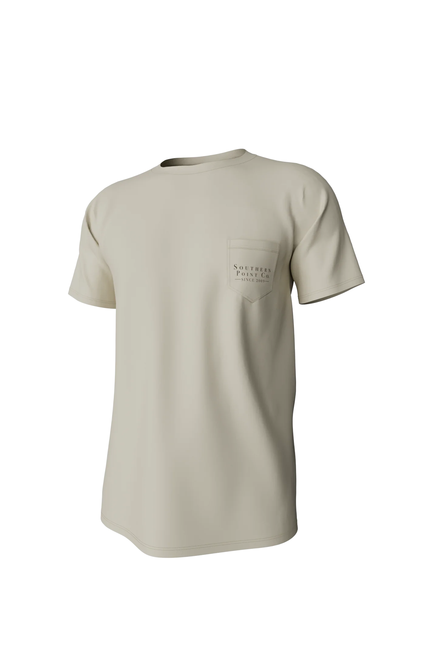 Youth Greyton Detail Short Sleeve Pocket Tee - Cloud Cream - Image 2