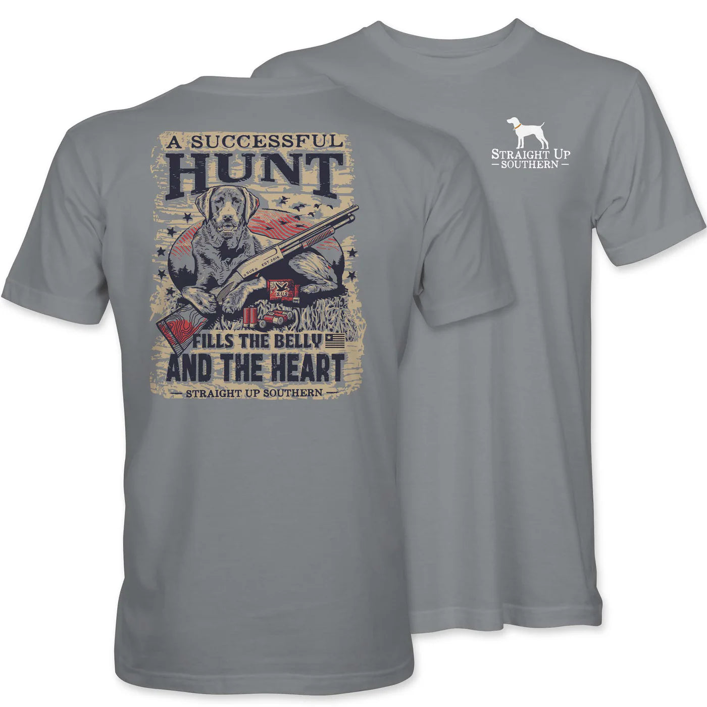 Successful Hunt Tee - Gravel