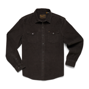 Banning Corduroy Snapshirt - Antique Black