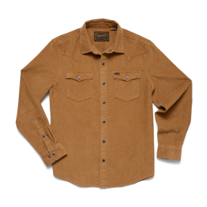 Banning Corduroy Snapshirt - Duck Brown
