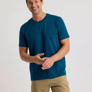 Men's Bamboo Current Pocket Tee - Legion Blue