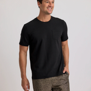 Men's Bamboo Current Pocket Tee - Black