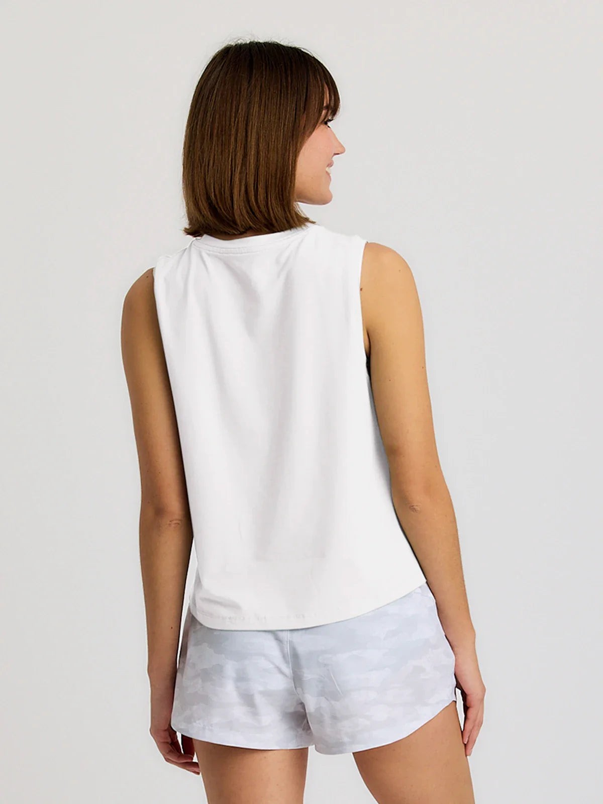 Women's Bamboo Current Tank - White