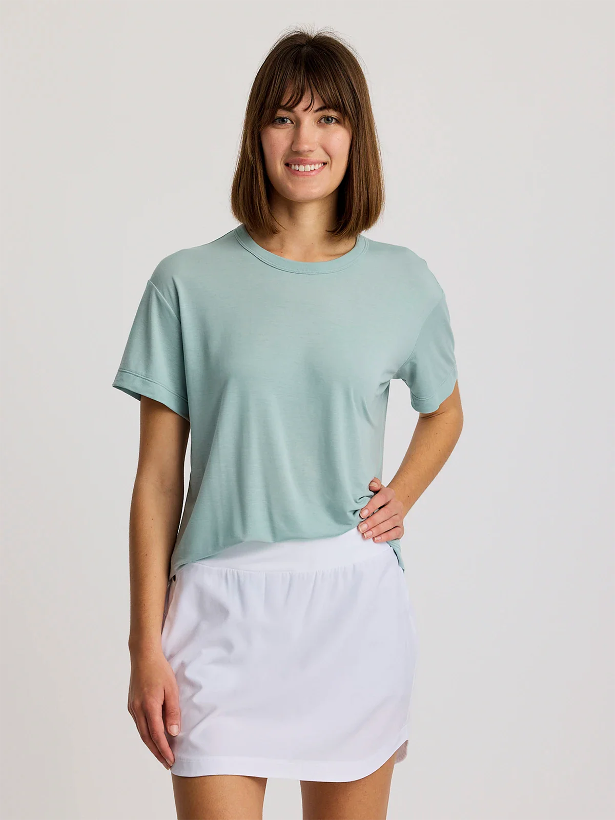 Women's Elevate Lightweight Tee - Ocean Mist - Image 2