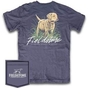 Golden Pup Tee - Anchor Slate