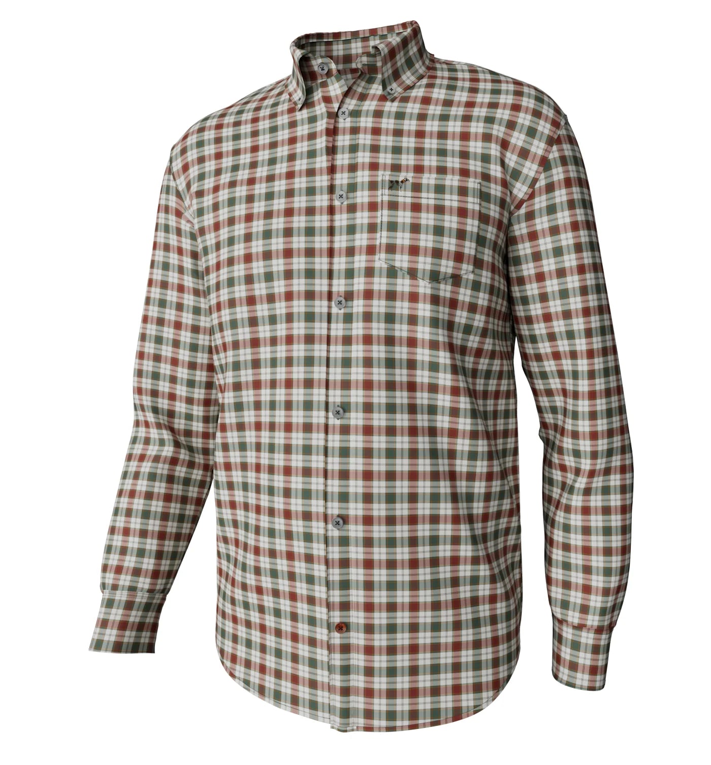 Hadley Vintage Long Sleeve Button Down - Festive