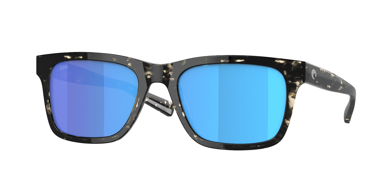 Tybee Shiny Black Kelp Blue Mirror 580G