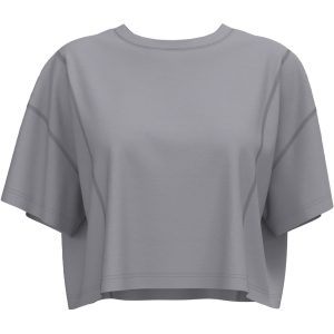 All Day Cropped Tee - Harbor Slate