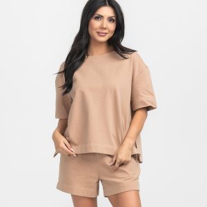 On The Daily Tee - Warm Taupe