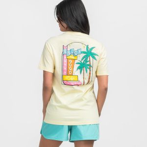 Enjoy The Good Life Tee - Canary