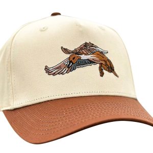 Cream/Brown Pintail Trucker