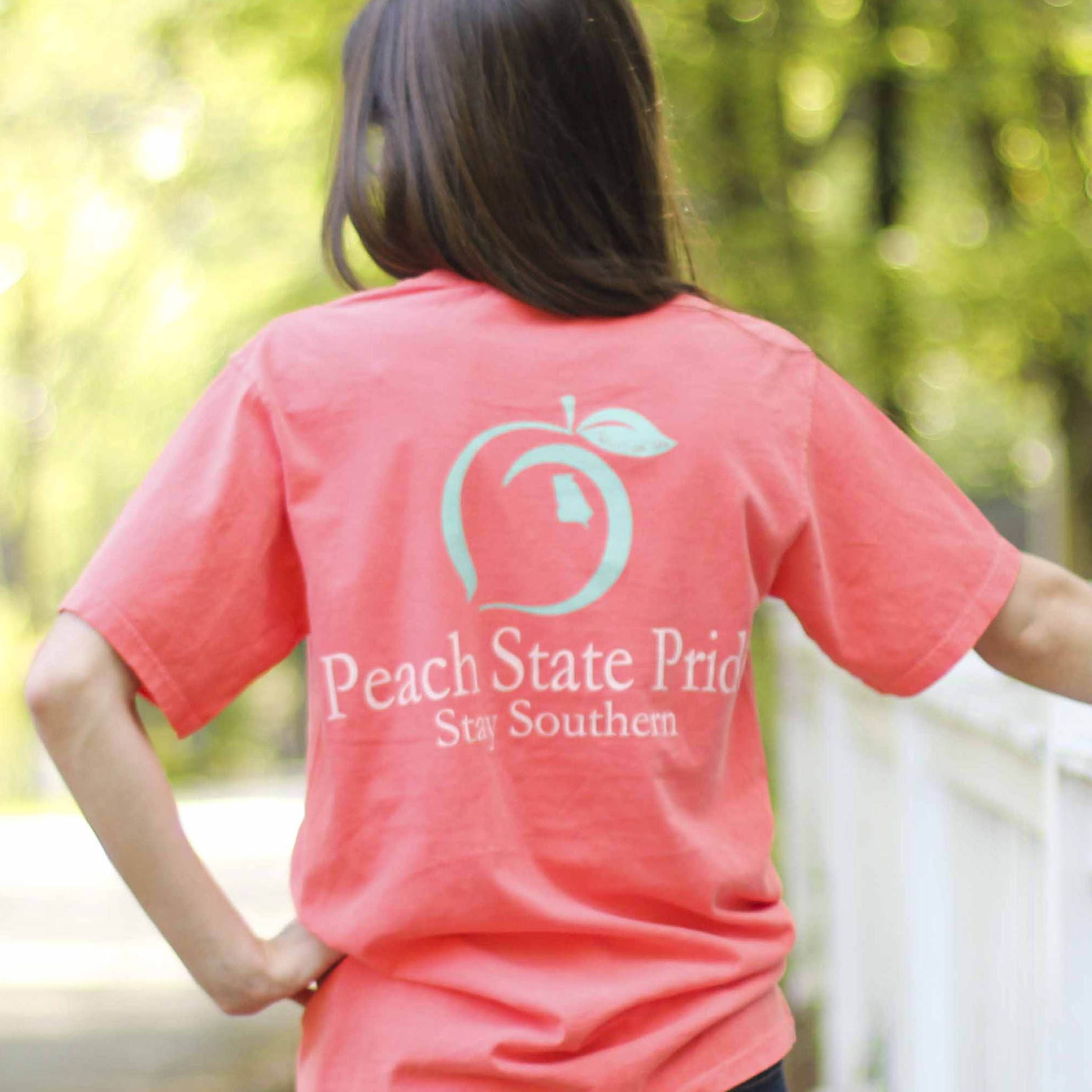 Classic Stay Southern Tee - Coral