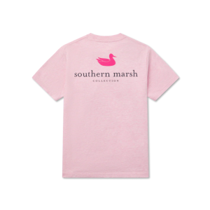 Youth Authentic Tee - Heathered - Washed Pink