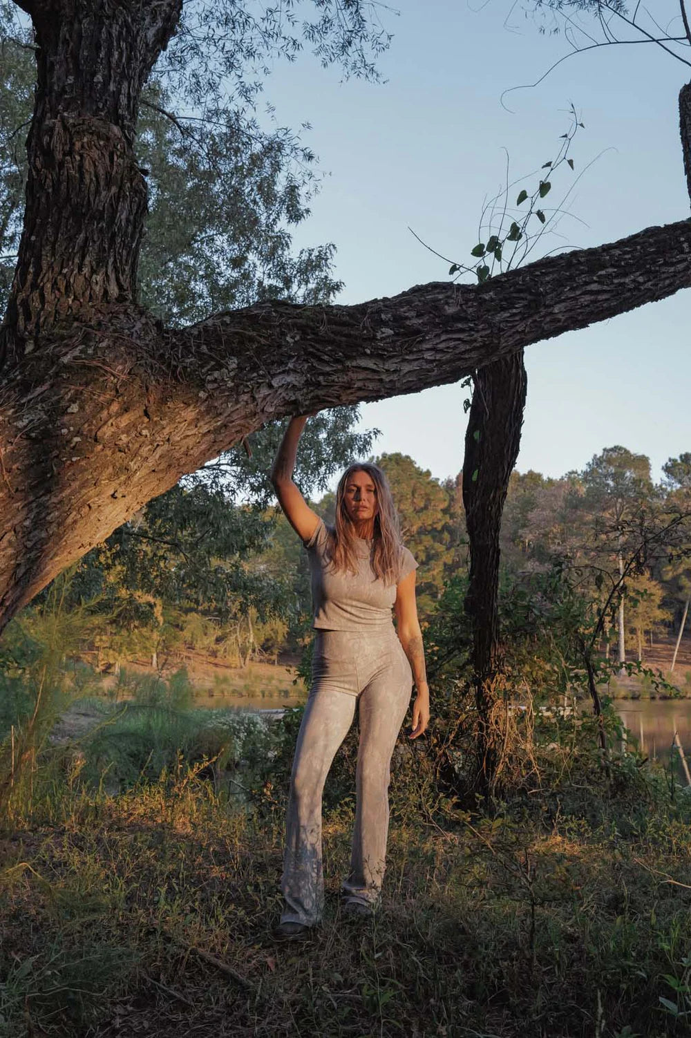 Ribbed Flare Legging - Greenleaf®