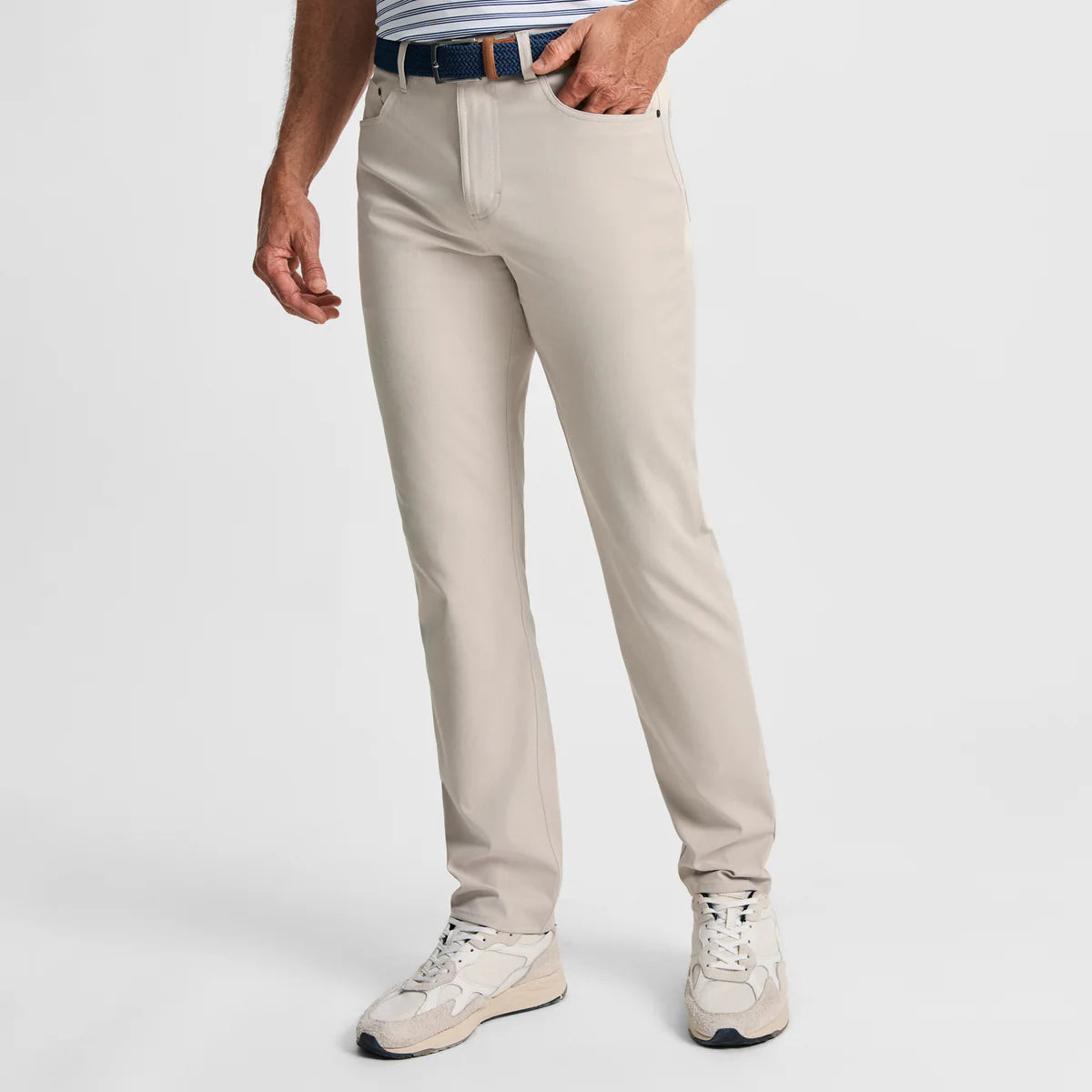 Clubhouse Stretch Five-Pocket Pant - Stone
