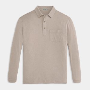 Birch Wander Long Sleeve Polo