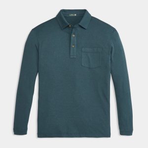 Indigo Wander Long Sleeve Polo