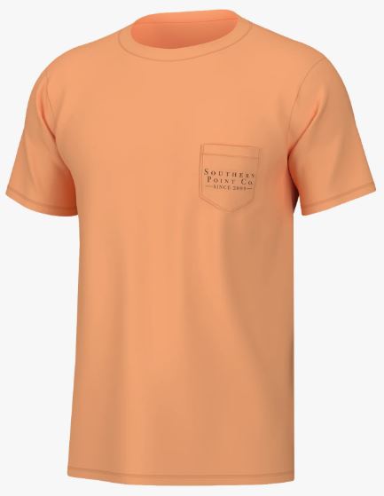Youth Greyton Detail Short Sleeve- Tangerine - Image 2