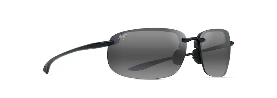 Ho'Okipa XL Glossy Black w/ Neutral Grey Lenses