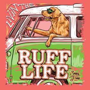 Ruff Life Tee - Pink