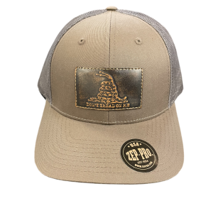 Don't Tread Leather Patch Hat - Chocolate