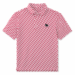 Georgia Outline Performance Polo - Tonal Standing Dog