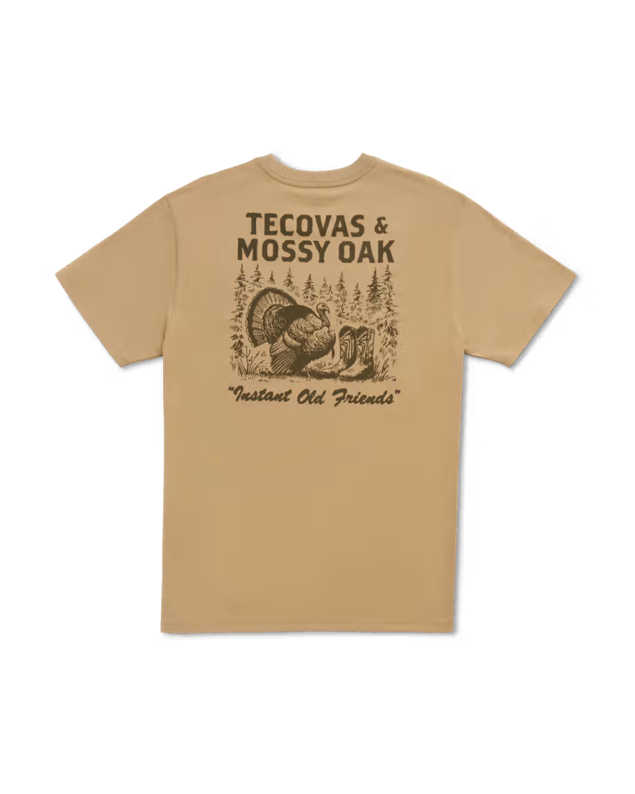 Men's Tecovas x Mossy Oak Turkey & Boots T-Shirt - Khaki