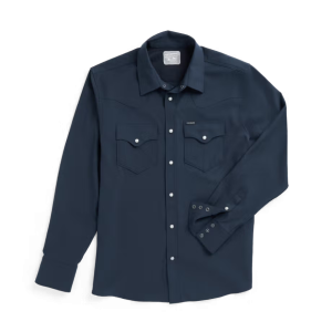 Men's Performance Western Pearl Snap - Navy