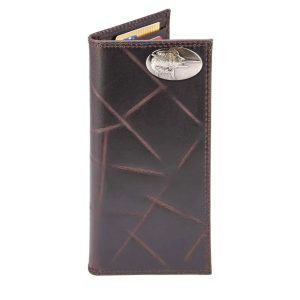 Wrinkle Leather Roper Wallet - Marlin Concho