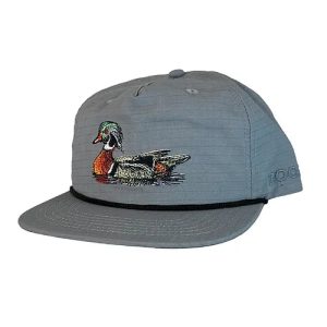 Roost Wood Duck Rope Hat- Grey