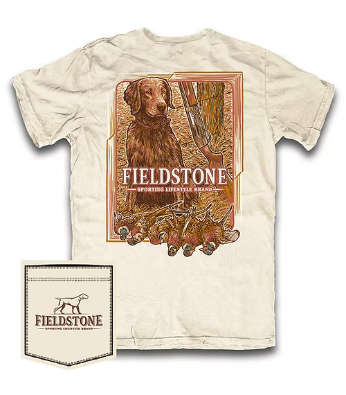 Pheasant Hunt Tee - Cream