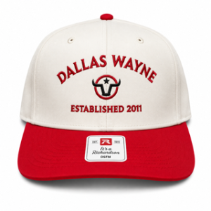 Dallas Wayne Branding Hat - Lone Star - Cream/Red